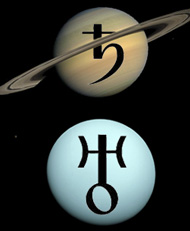 Saturn and Uranus in Aquarius