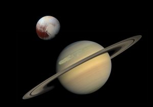 Saturn and Pluto