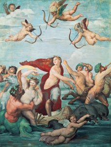 The Triumph of Galatea, fresco by Raphael