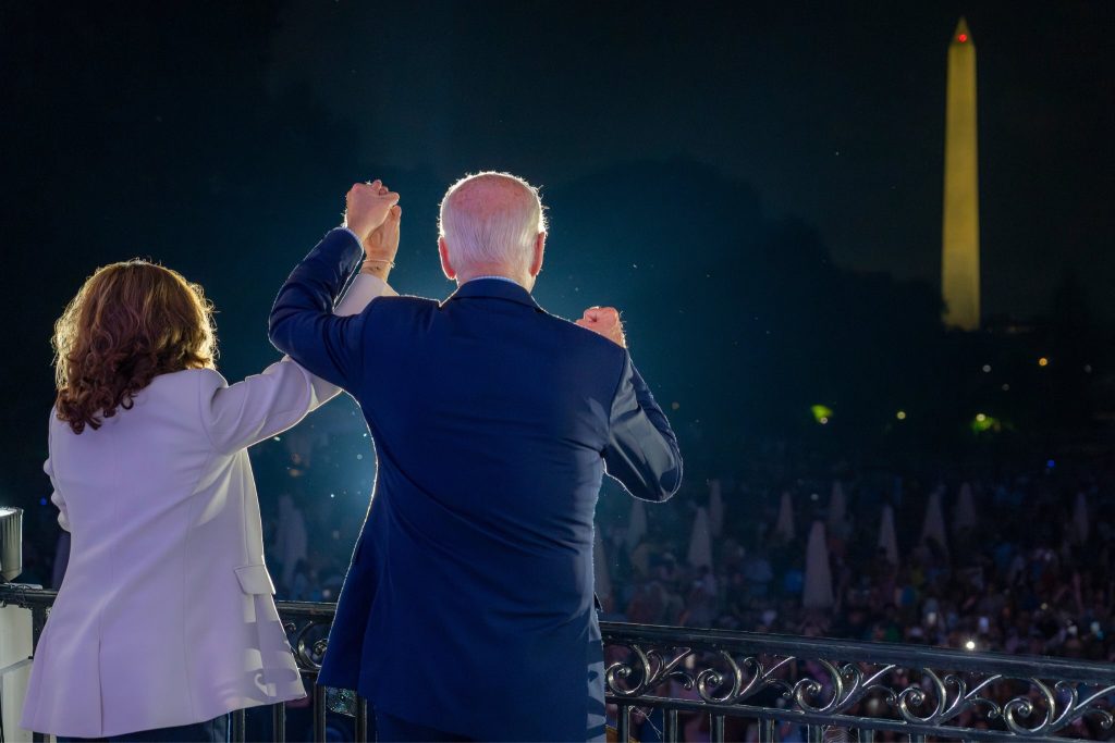 Kamala Harris and Joe Biden, 4th of July Celebration